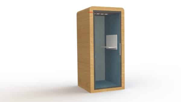 cabine acoustique connectée de bureau stand up procyon