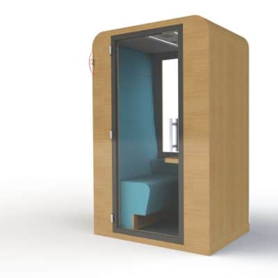 cabine acoustique de bureau 1 personne uno khara