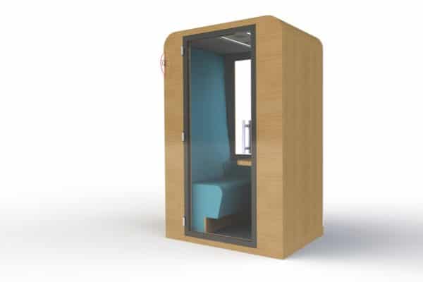 cabine acoustique de bureau 1 personne uno khara