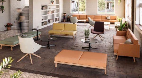 fauteuil pour espace d'attente bow lounge