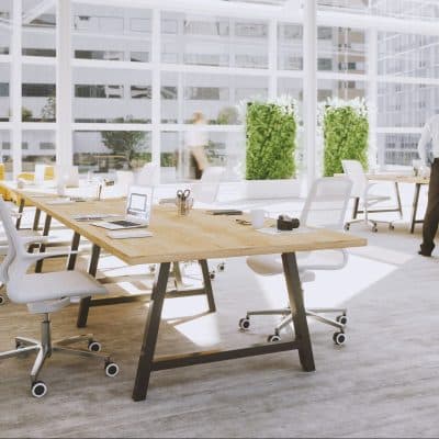 Tables de flex-office