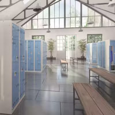 Les vestiaires